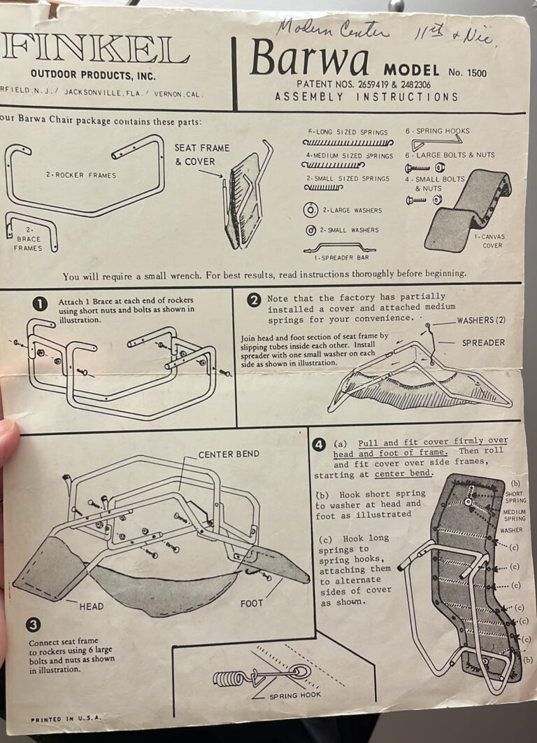 Barwa Cover Installation Instructions Barwa Chair LLC